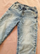 Spodnie jeansy joggery Reserved niebieskie 158 / 164