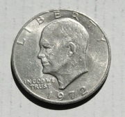 1 dolar 1972 BZM Eisehover one dollar  (2) Stan !