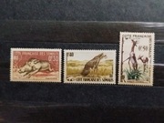 Znaczki Francuskie Wybrzeże Somalii 1958 fauna
