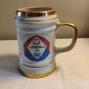 Kufel „Doraźne Siły Zbrojne ONZ” – XI zmiana, ceramika złocona