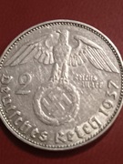 Niemcy, III Rzesza, 2 marki 1937 Paul von Hindenburg