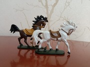 Dziki zachód mustangi figurki z PRL 2 szt.kpl