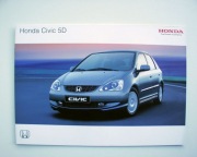 Honda Civic 5D VII generacja (2001-2006) - prospekt w języku polskim