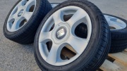 Felgi aluminiowe SEAT 15" + opony 195/45 R15 – komplet,