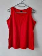 Bluzka czerwonana ramiączka roz.L wymiary opis firmy 4f