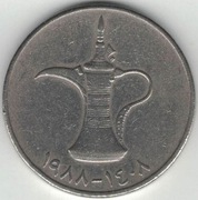 Zjednoczone Emiraty Arabskie ZEA 1 dirham 1988 - 28 mm