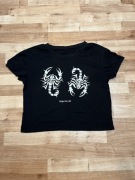 Cropp t-shirt S czarna