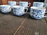 Porcelanowe filiżanki kubki wzór słomkowy Jager