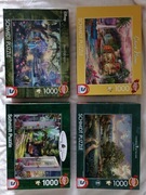 Puzzle 4 sztuki x 1000 el.