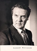 LEONARD PIETRASZAK karta fotografia kolekcjonerska GWIAZDY KINA  13x18 cm