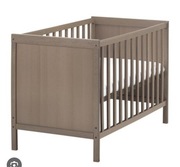 Łóżeczko Sundvik z Ikea, kolor szaro- brązowy