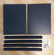 Knarrevik Ikea Stolik Nocny czarny 37x28 cm