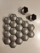 Nakładki na śruby 17 Audi VAG grafitowe