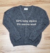 Aymara sweterek kardigan 60% baby alpaca r 152