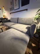 Sofa z pufą z Westwing