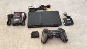 Konsola PlayStation 2 Slim SCPH-75004 PS2 Zestaw HDMI Bezprzewodowy Pad