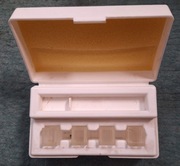 4 kuwety szklane spektrofotometryczne