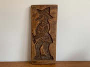 Stara Duża  Drewniana Forma do Pierników Wypieków