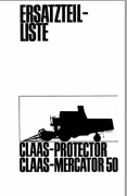 Katalog części kombajn Claas Mercator 50