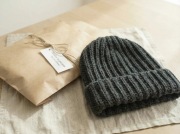 Czapka Damska MERINO Ręcznie Robiona | Zimowa Beanie Handmade