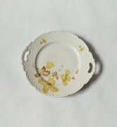 Przedwojenna porcelanowa patera Carl Tielsch Stary Śląsk Wałbrzych.