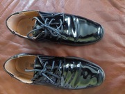 Pantofle buty wizytowe do komunii lakierki czarne