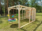 Drewniany duży Plac zabaw Małpi Gaj „JAŚ”-wspinaczki DOSTAWA CAŁY KRAJ