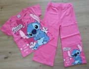 Komplet dla dziewczynki Stitch szerokie nogawki dzwony 104/110