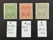 Fi 252 - 254* Rzadkie znaki wodne L305