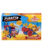Piratix armaty, forteca, figurki, skarb seria golden treasure