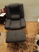 Fotel z podnóżkiem