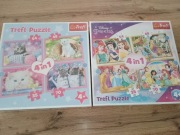 Zestaw 2x Puzzle 3w1+ Czuczu-Poznaję litery