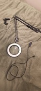 Lampa z lupą LED na wysięgniku – regulowana, USB