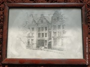 Oryginalny rysunek architektoniczny z 1998 roku – Kamieniczki w Elblągu