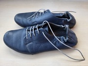 Buty skórzane damskie grantowe