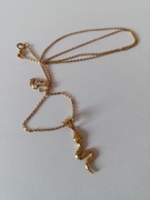 Złoty łańcuszek z zawieszką próba 585