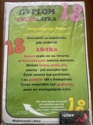 Dyplom 20x29cm okolicznościowa 18-stka