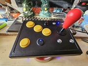Podświetlany Prawo ręczny Joystick arkadowy uniwersalny  do Amigi Atari C64