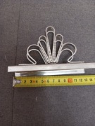 Serwetnik lekki kolor srebra