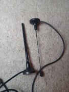 Dwie małe antenki magnetyczne złącza antenowe