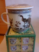 Kubek Porcelanowy  do Herbaty/Kawy/Ziół z Sitkiem.