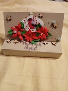 Kartka sztalugowa z szufladka na czekolade