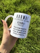 Kubek biały 330 ml kurwa nie dzwońcie do mnie