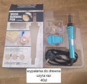 Wypalarka do drewna zestaw wood burning pen pirograf użyta raz