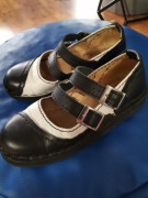 Mary Jane ręcznie wytwarzane szyte buty brand Cockney unikat 38.5