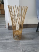 Nowy lampion złoty metalowy home & you