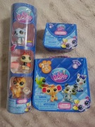 Lps Littlest Pet Shop seria 4 słoń małpka kot figurki figurka tuba blind 