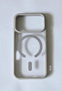 Etui/case przezroczyste z magsafe szare iPhone 17 pro