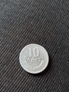Moneta 10 gr z 1975 r