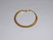 POZŁACANA  BRANSOLETKA  UNISEX 18,5 CM